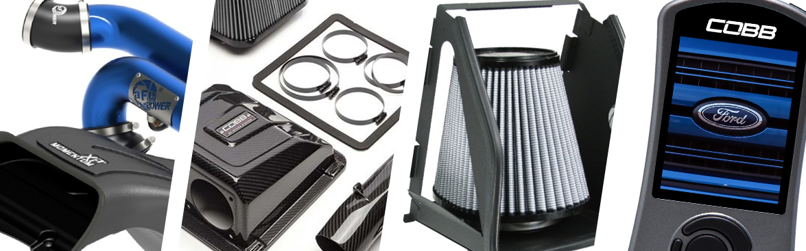 Photo collage of air intakes and hoses for off-road vehicles.