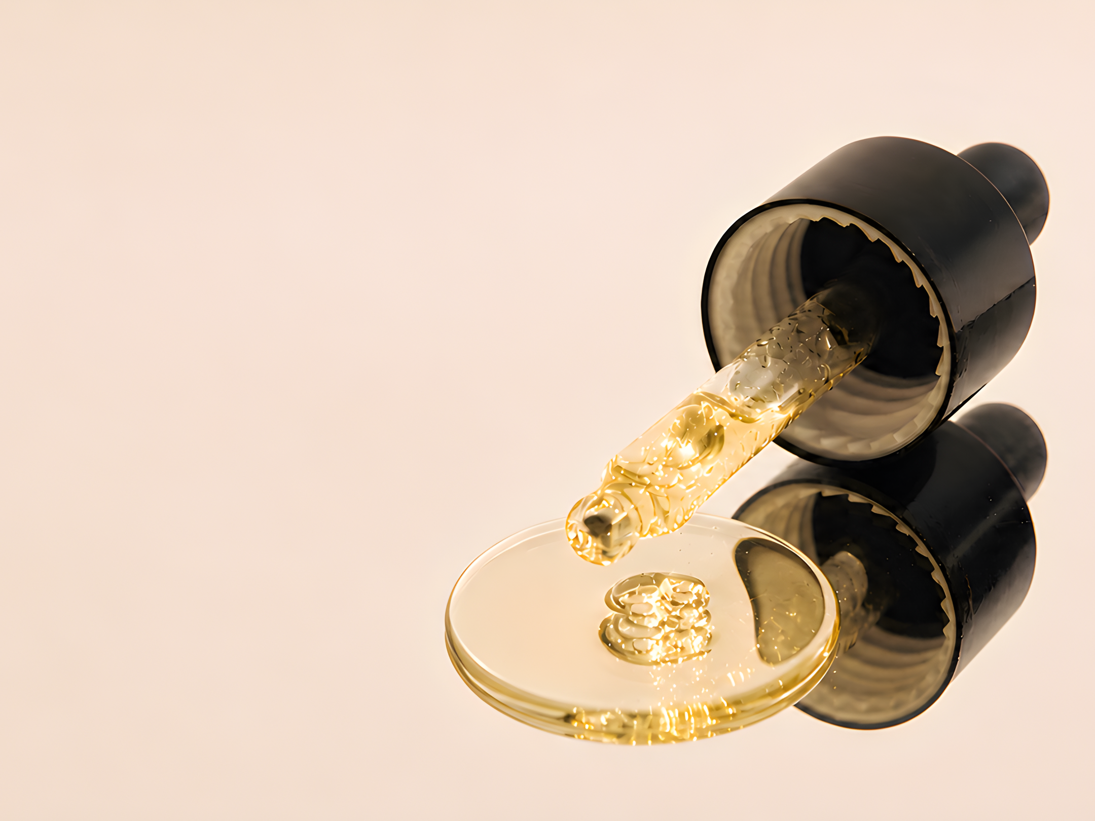 A black lock with a golden key on a light background.