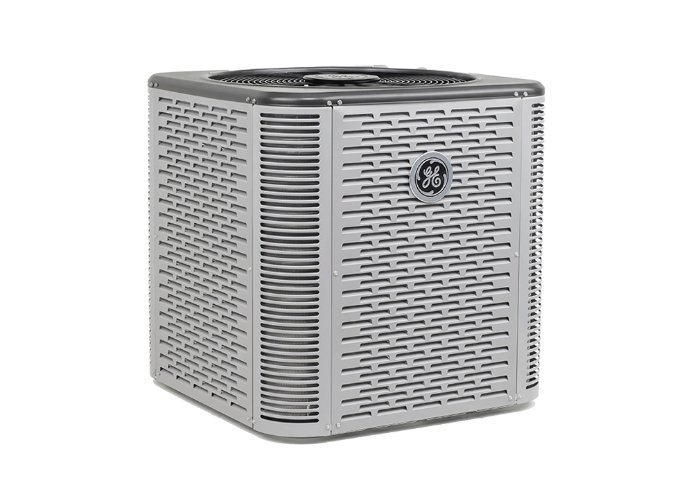 Image with link to GE Residential HVAC Single Stage Air Conditioners
