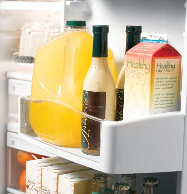 Side-By-Side Refrigerator with Gallon-Size Door Bins
