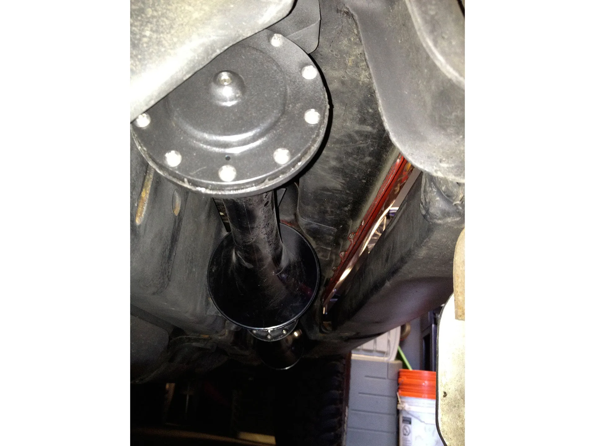 Completed Conductor's Special 228H train horn installation John and Laurie 2010 Jeep Wrangler showcase photo 11