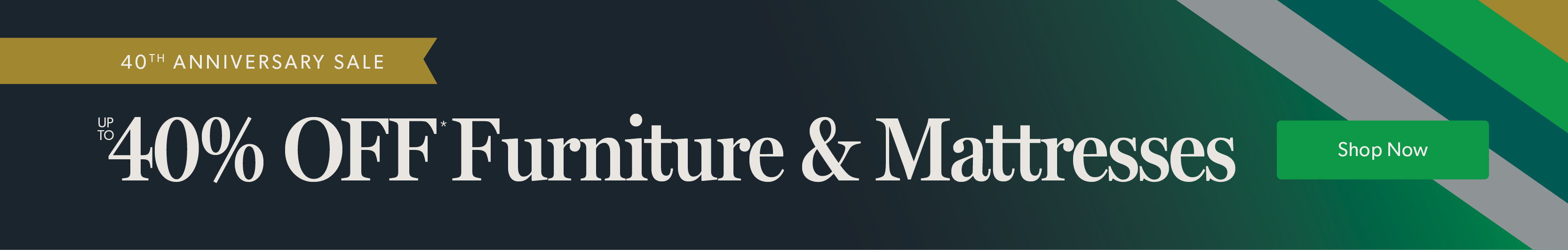 40% OFF Furniture & Mattresses