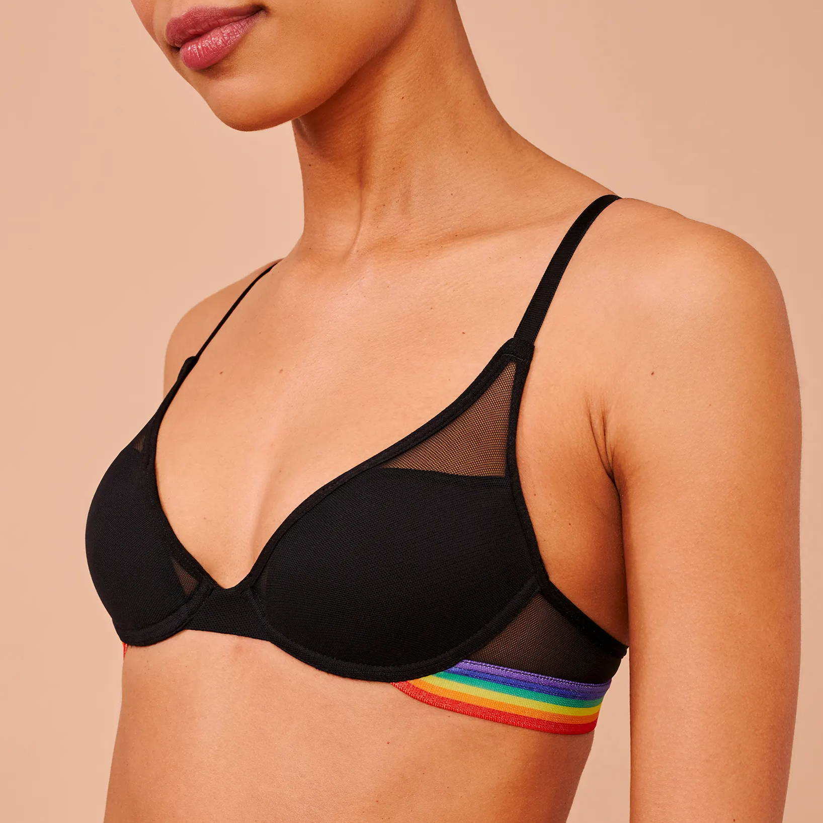 b cup size the best bras for small busts in rainbow pride edition