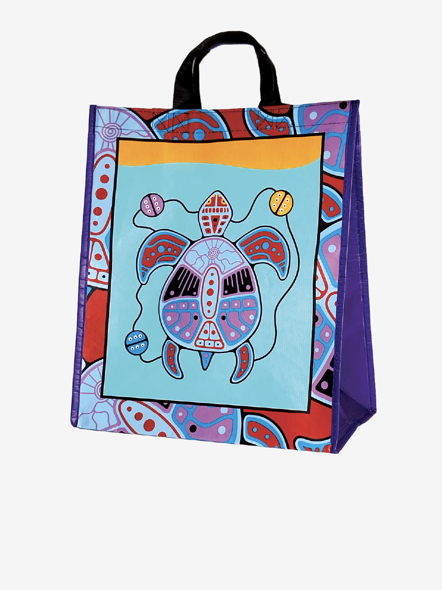 Turtle Large Eco Bag by Jason Adair