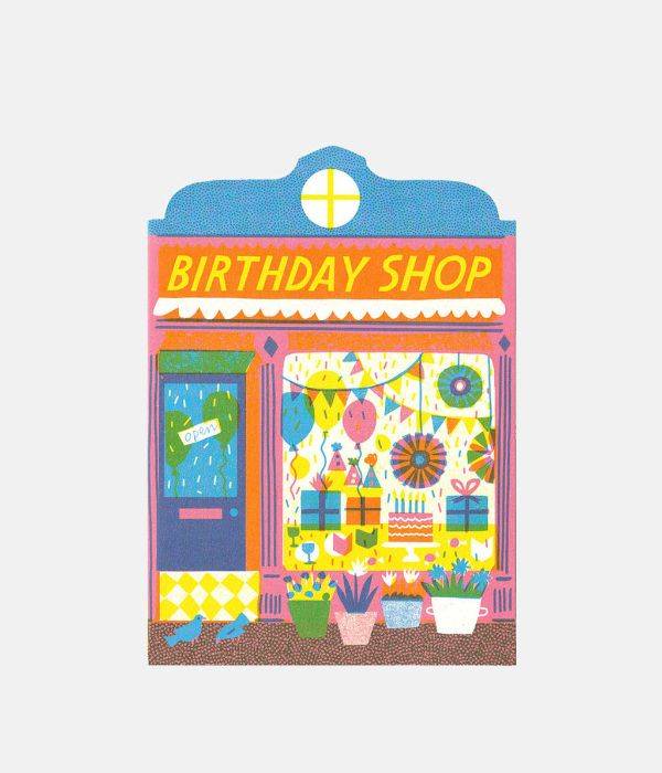 The Printed Peanut Birthday Shop greetings card.