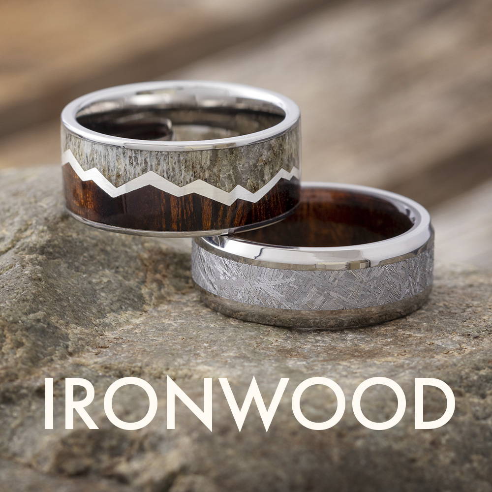Ironwood Wedding Bands for Men