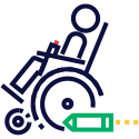 accessibility wheelchair on rocket