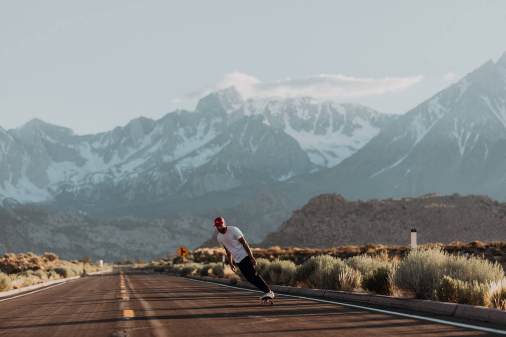 Arbor Cruising with Mountains in background