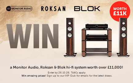 Win a monitor Audio, Roksan & Blok hi-fi system worth over £11000