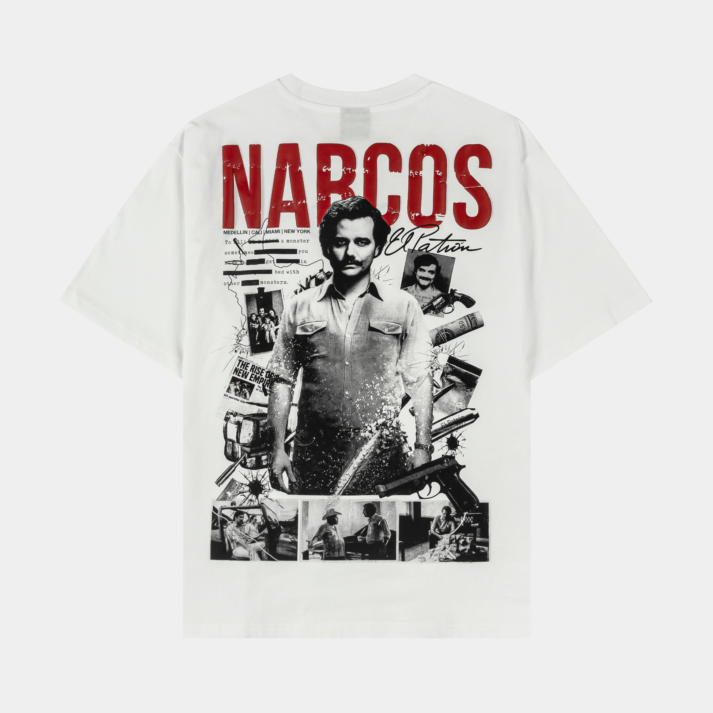 White t-shirt with 