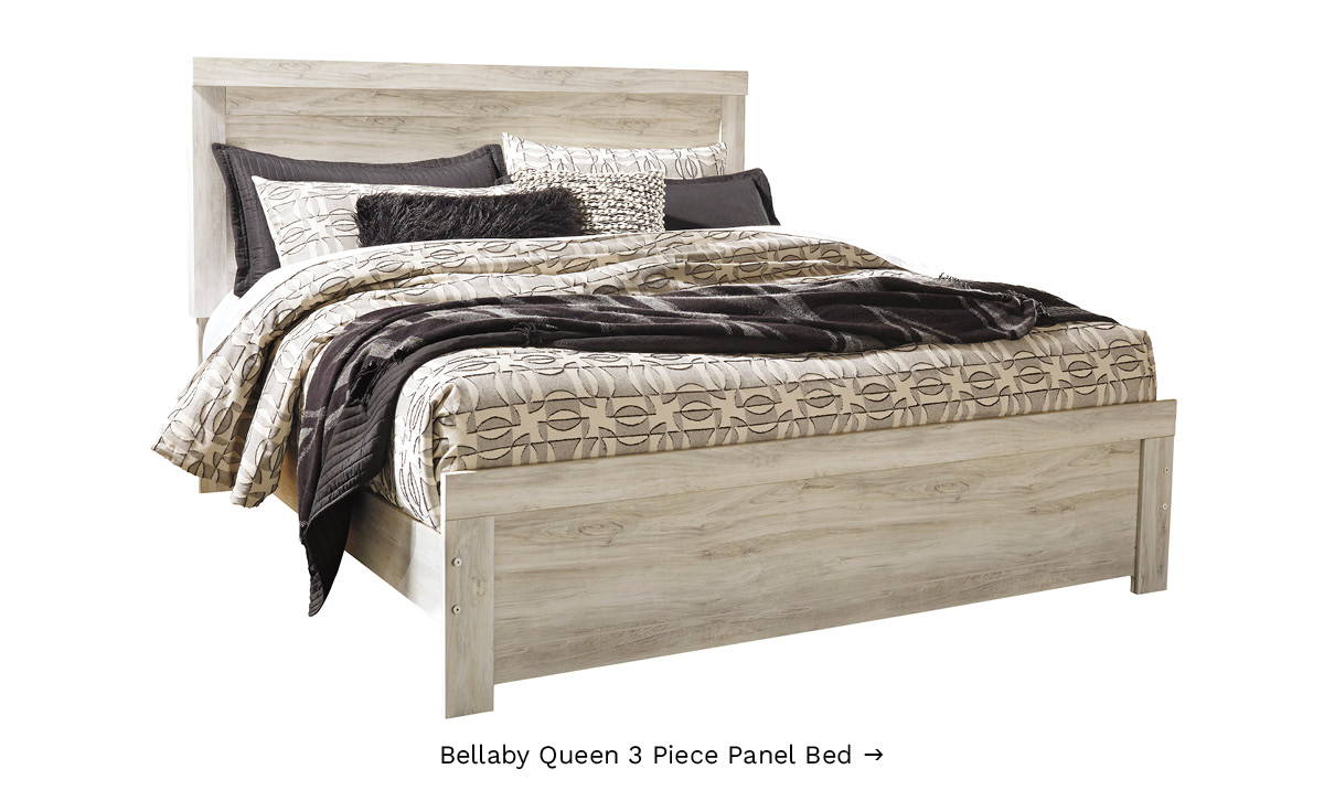 Bellaby Queen 3 Piece Panel Bed