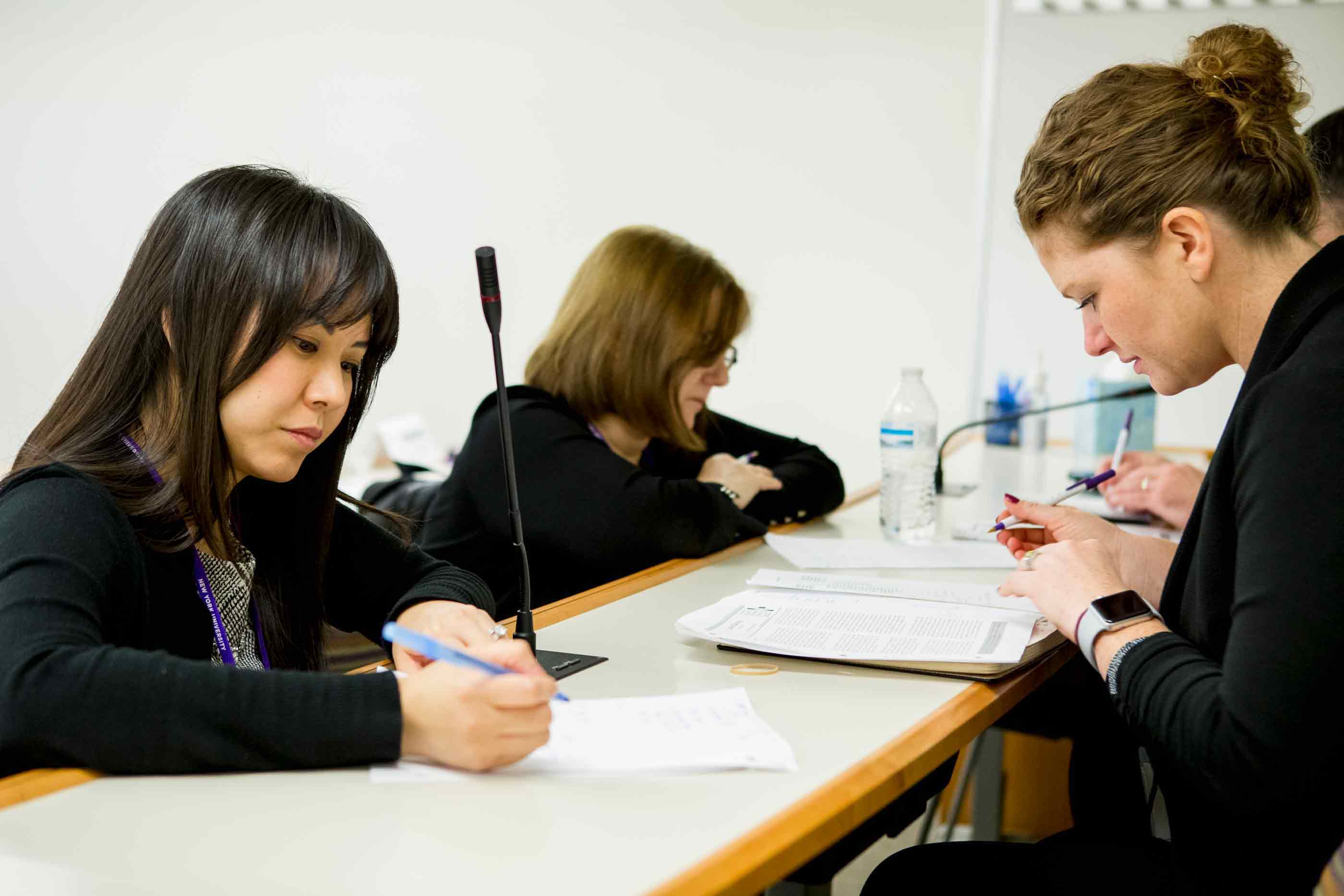 Participants doing group work in LTHP