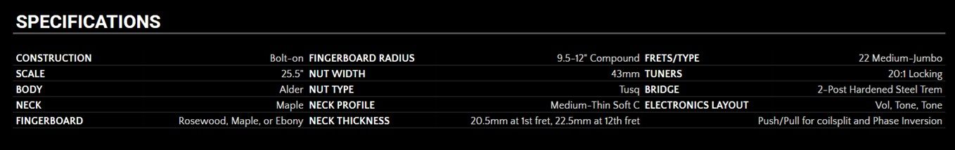 Tagliare ATW specifications