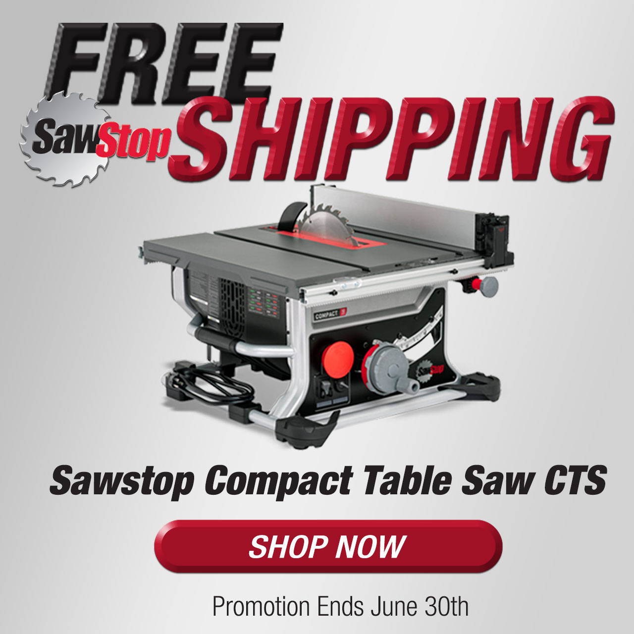 Sawstop CTS Free Shipping