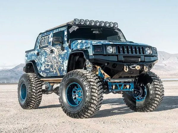 High Altitude's 2008 Hummer H2 SUT Train Horn Install