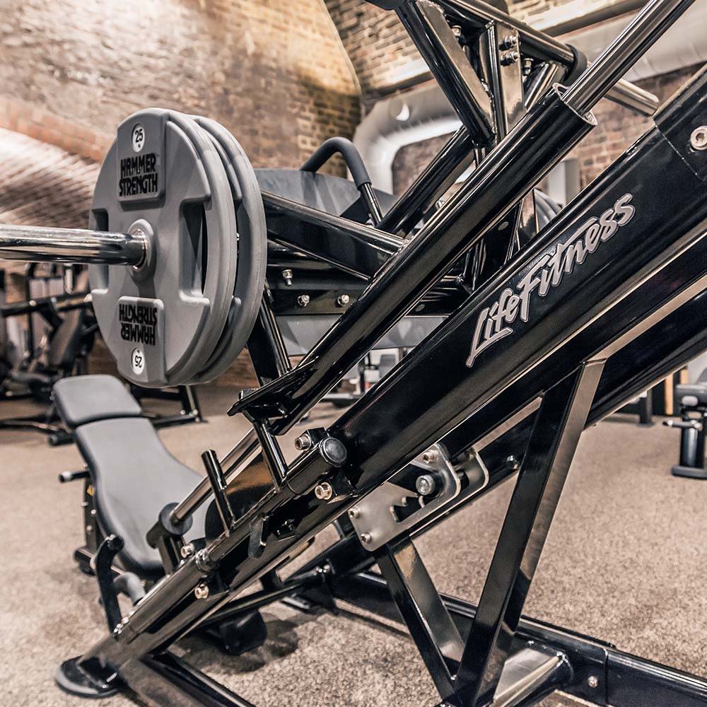 Signature Series Leg Press in gym