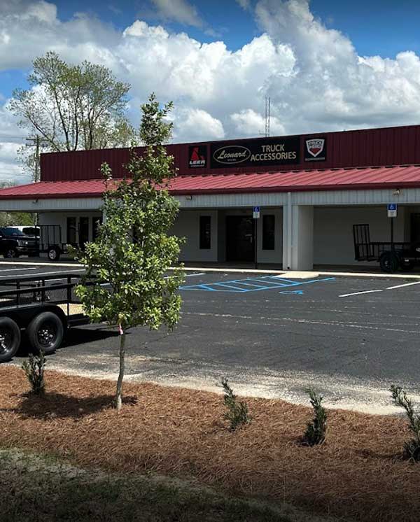 Leonard Buildings & Truck Accessories, Thomasville, GA store front