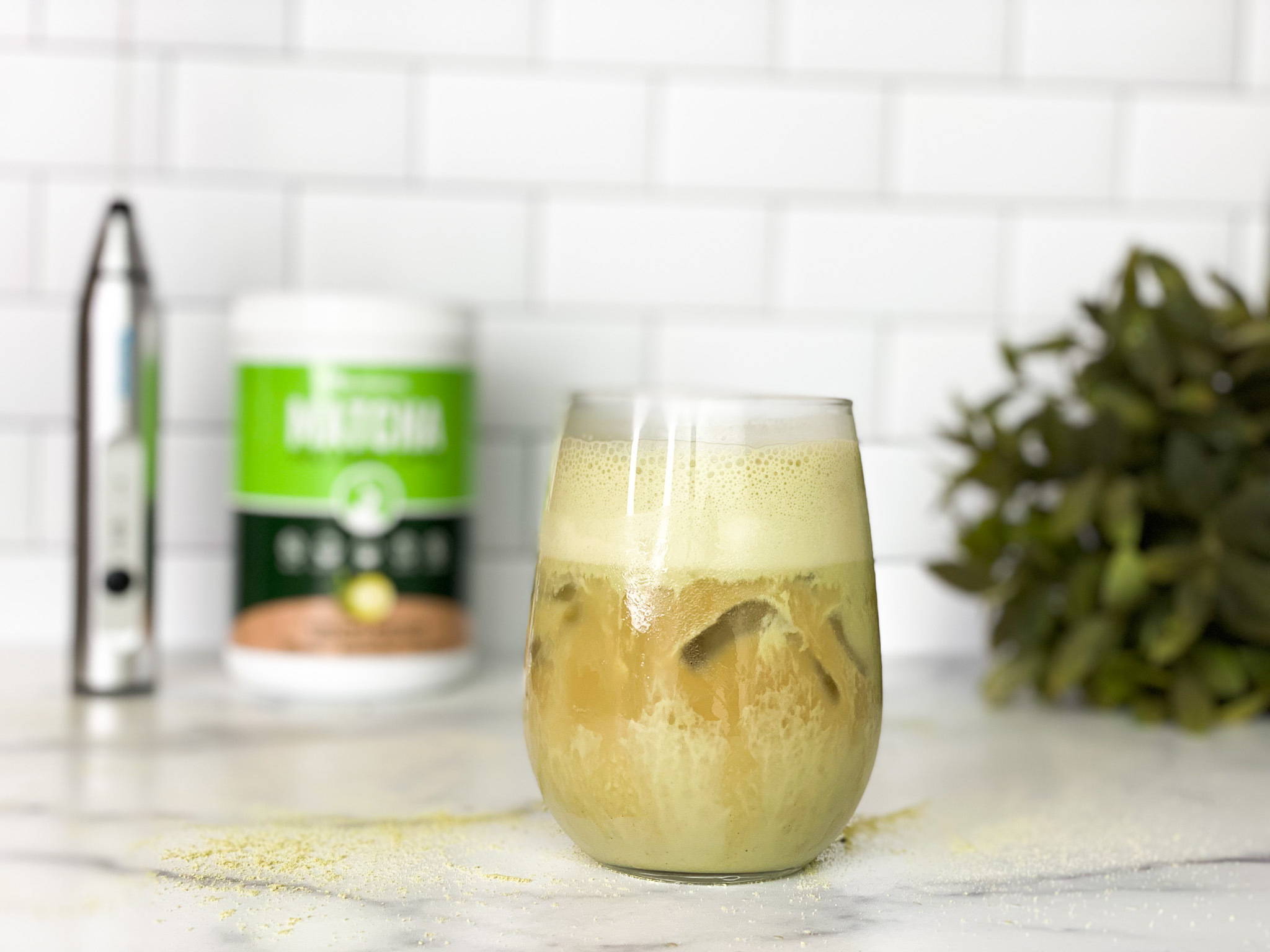 Dirty Matcha Collagen Latte Recipe