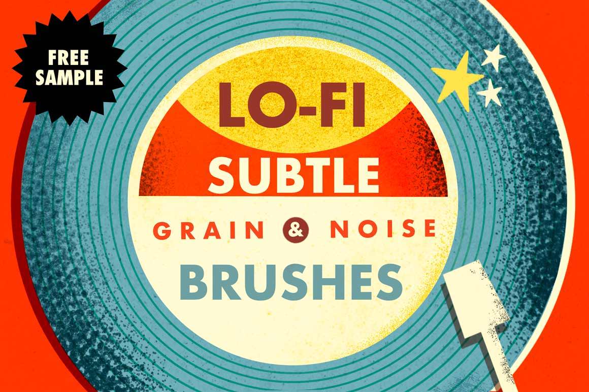Lo-Fi Noise and Grain Brush Freebie