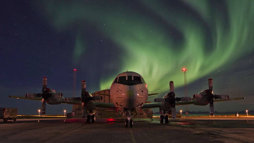 A P-C3 Orion on an airfield in Norway