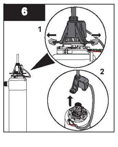 Remove lamp connector