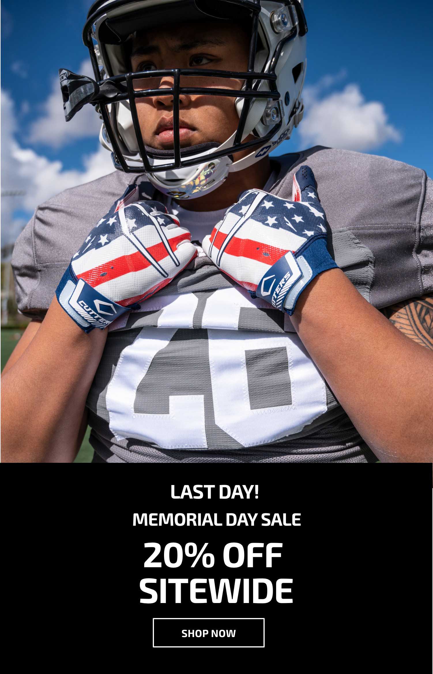 Last Day! Memorial Day Sale - 20% Off Sitewide - Shop Now