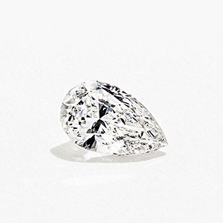 Pear shaped diamond