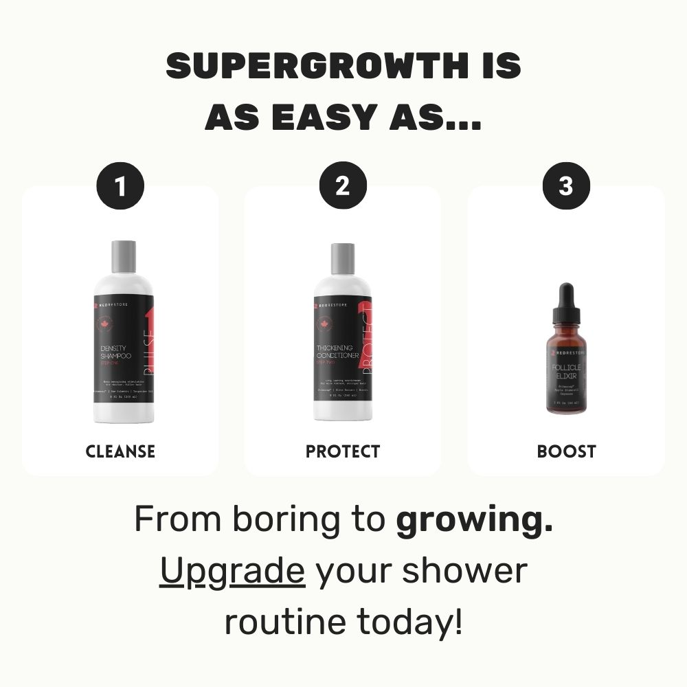 redrestore supergrowth hair loss products serum