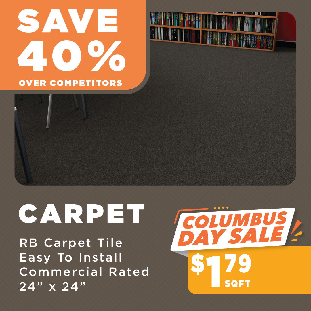 RB Carpet Tile Columbus Day Sale
