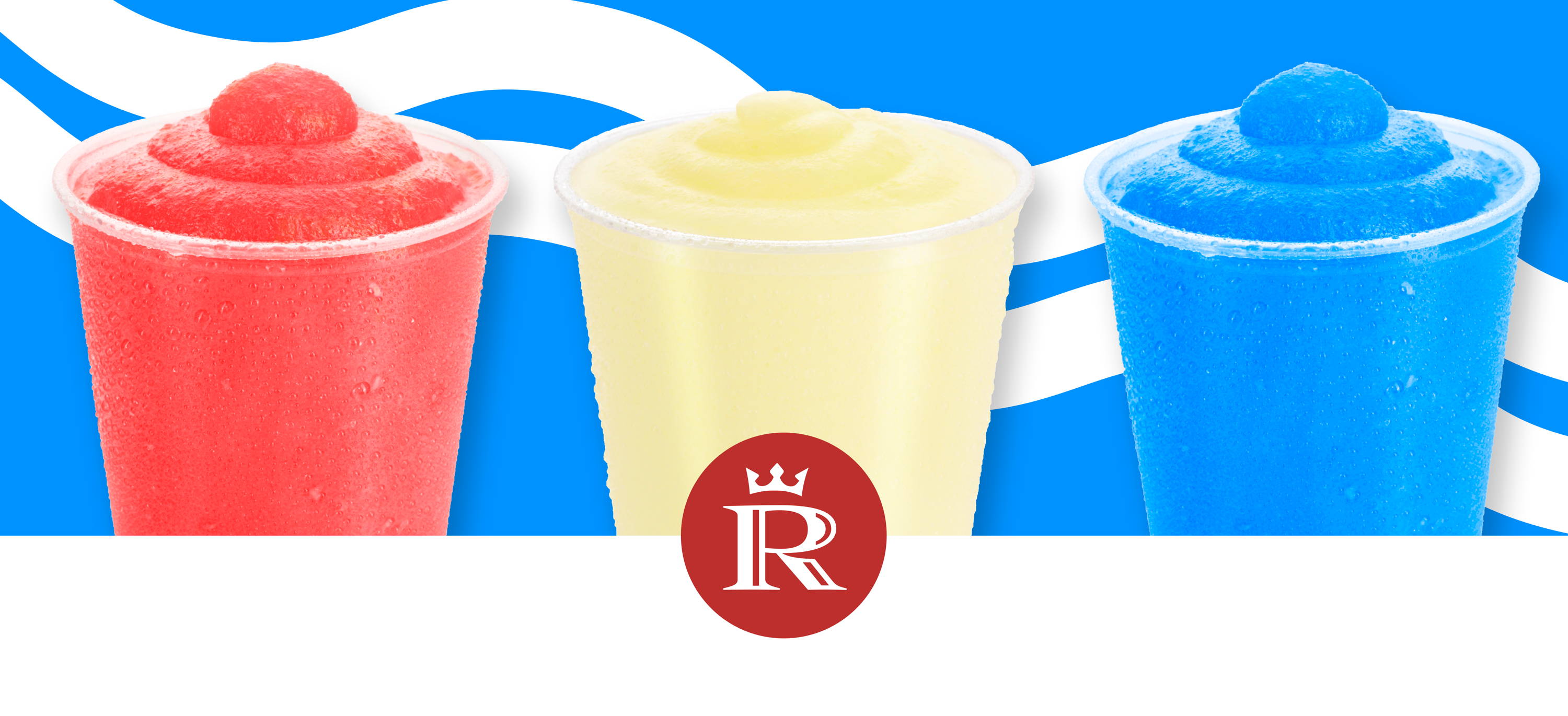 Polar Wave Frozen Lemondade, Strawberry & Blue Rasberry Drinks