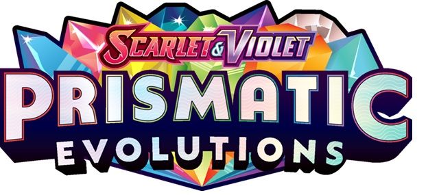 The Pokemon TCG Prismatic Evolutions Logo.
