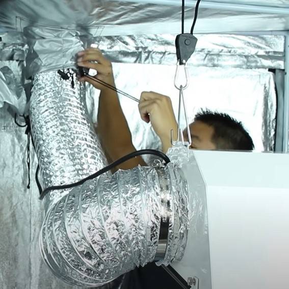 Grow Tent Ducting Setup