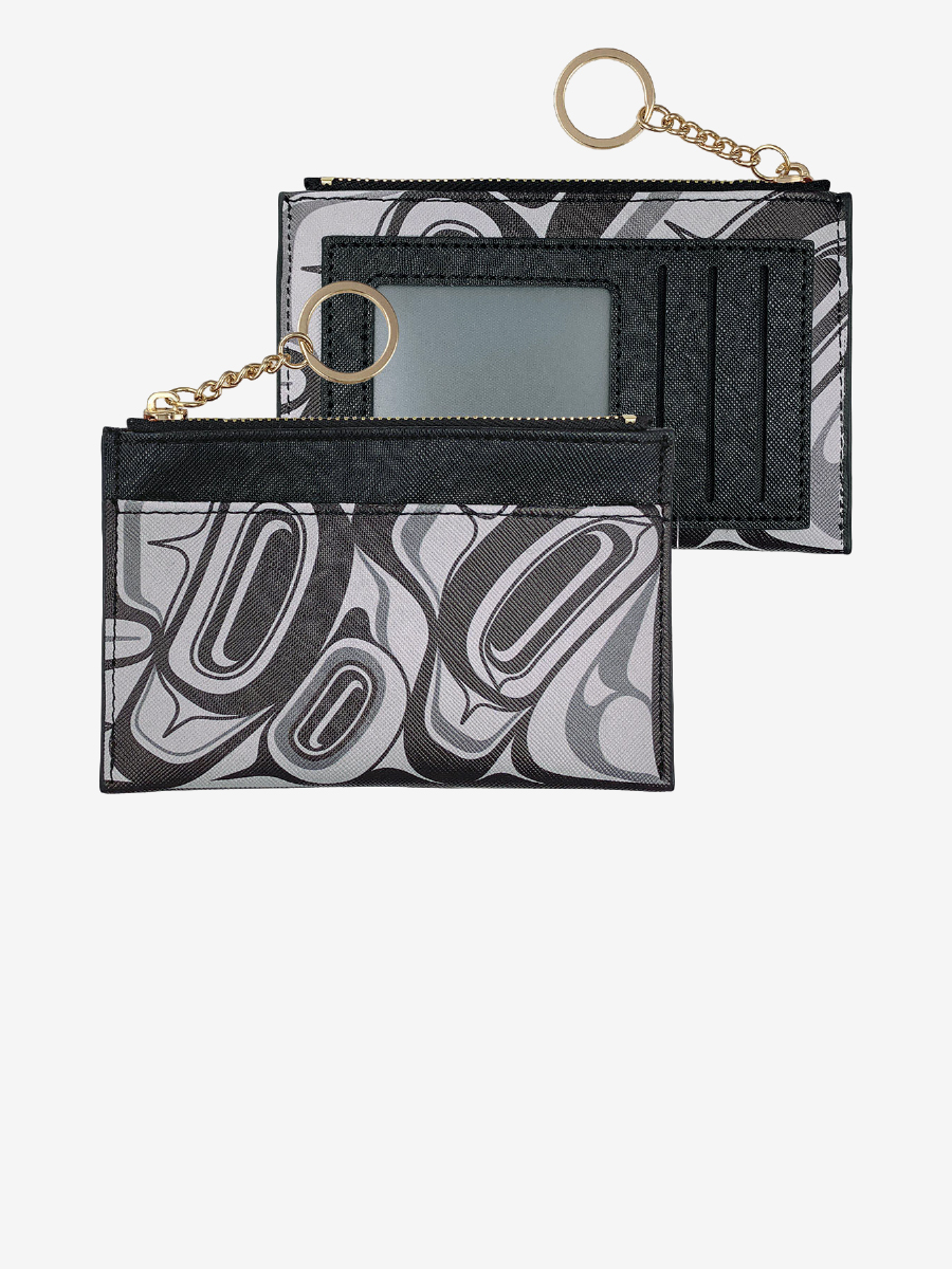 Eagle Zippered Card Wallet by Roger Smith
