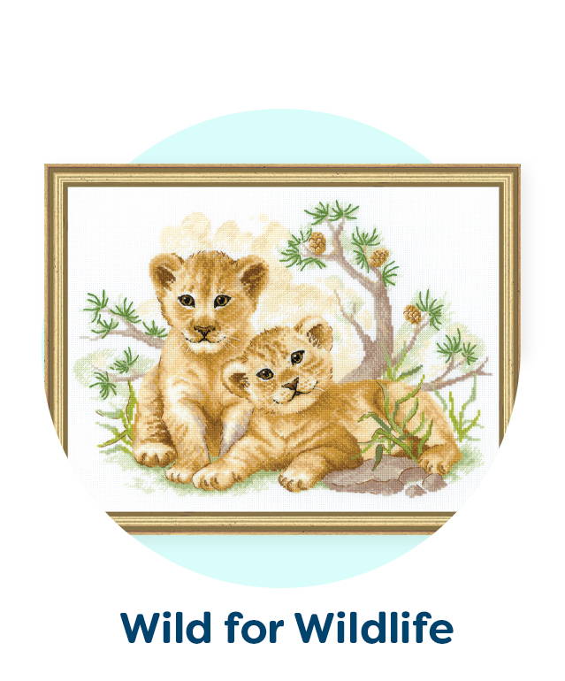 Wild for Wildlife in Needlework