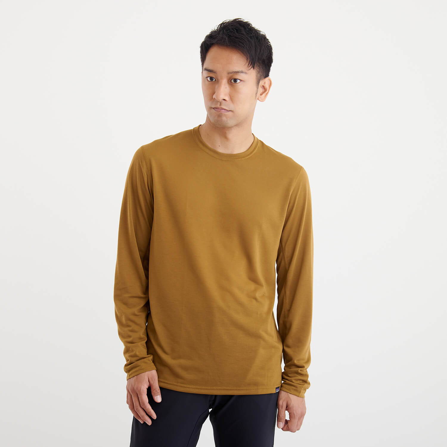 patagonia（パタゴニア）/キャプリーンクール ロングスリーブトレイルシャツ/ブラウン/MENS