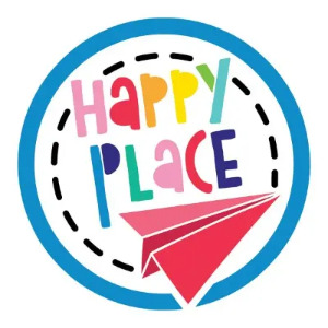 Happy Place teacher classroom décor collection theme icon.