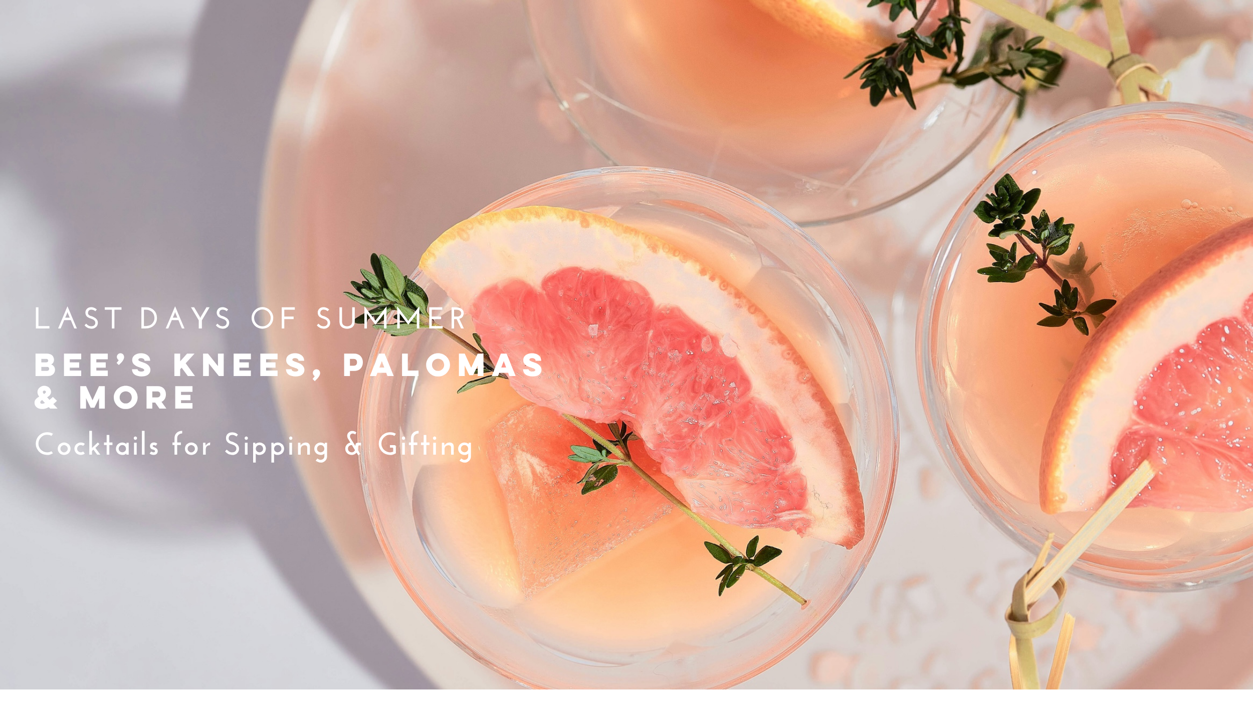 Crafted Taste Cocktail Kits Paloma Tequila Cocktail Home Page