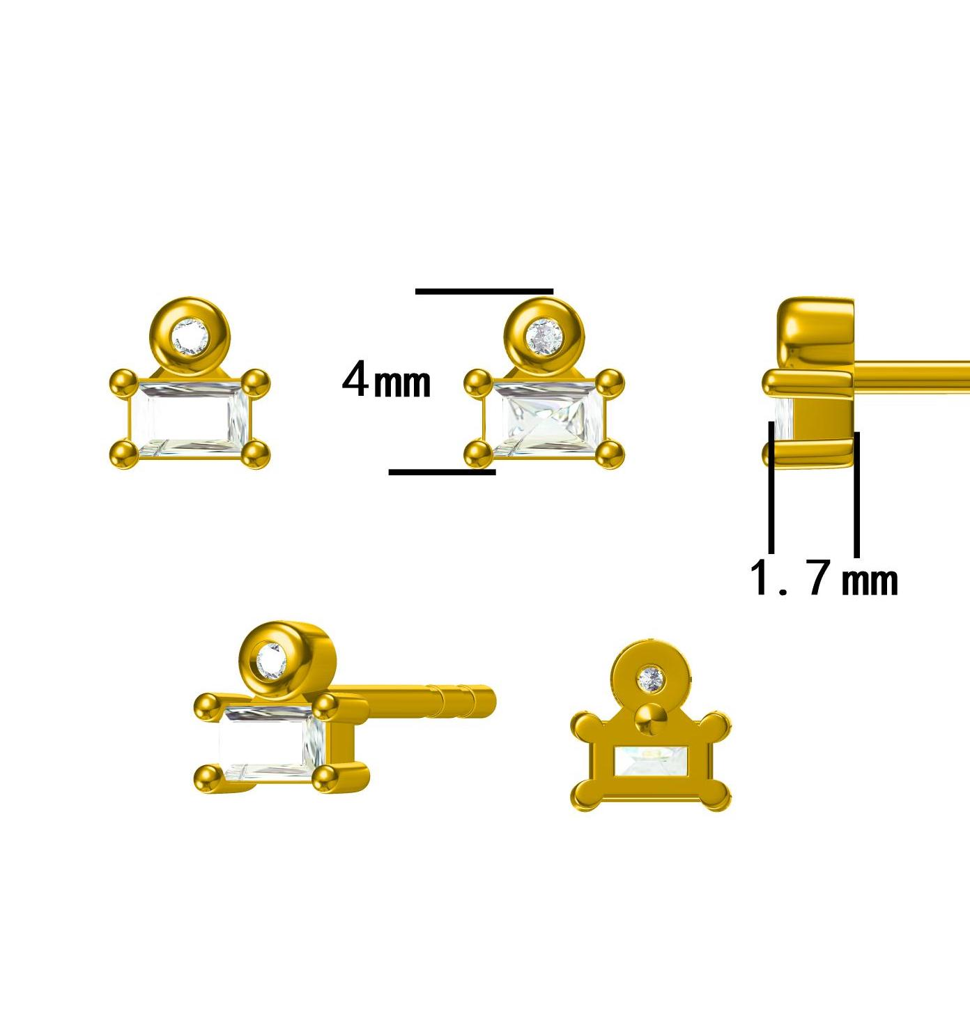 stud and piercing stud earrings