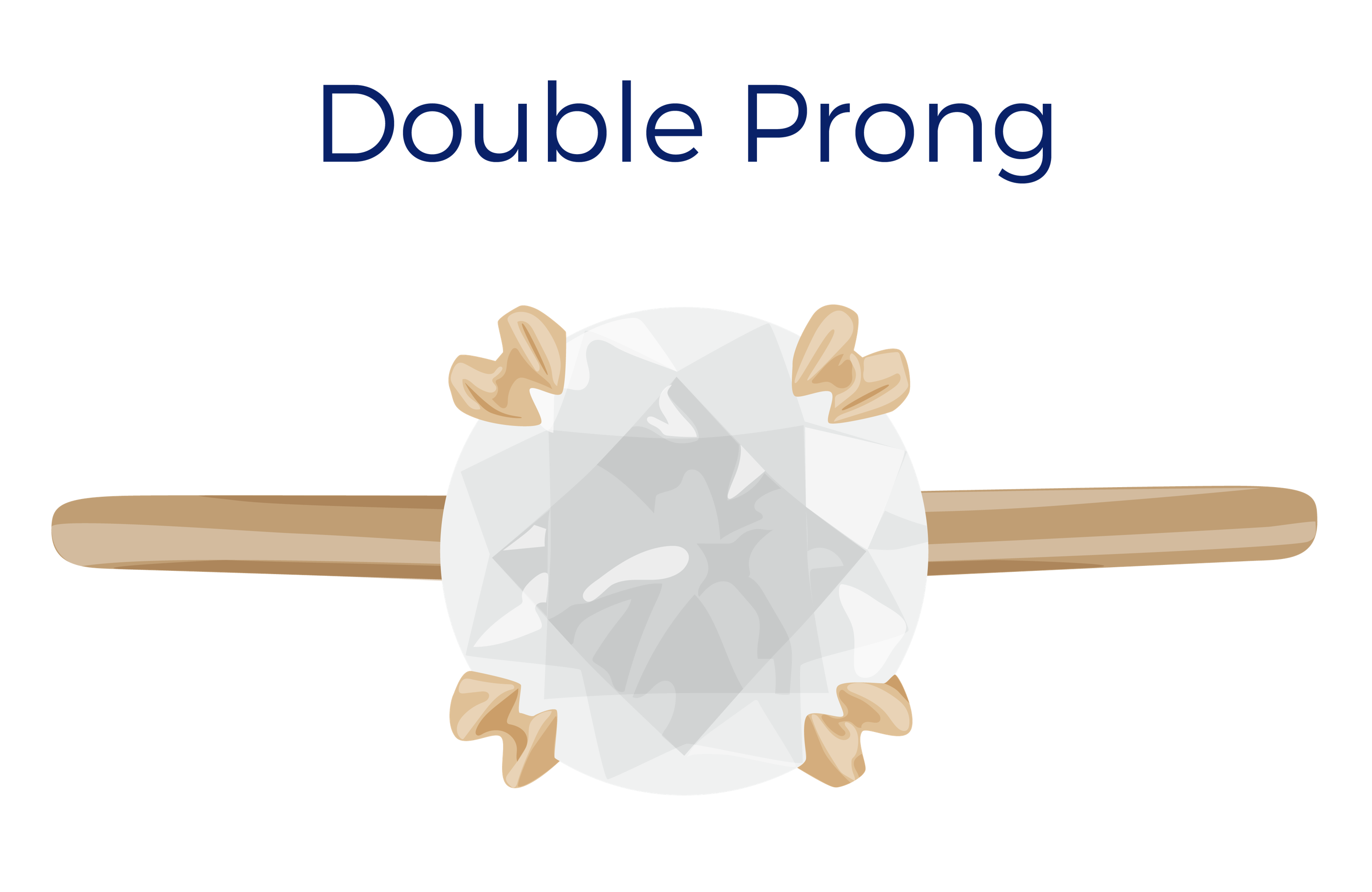 double-prong-engagement ring setting