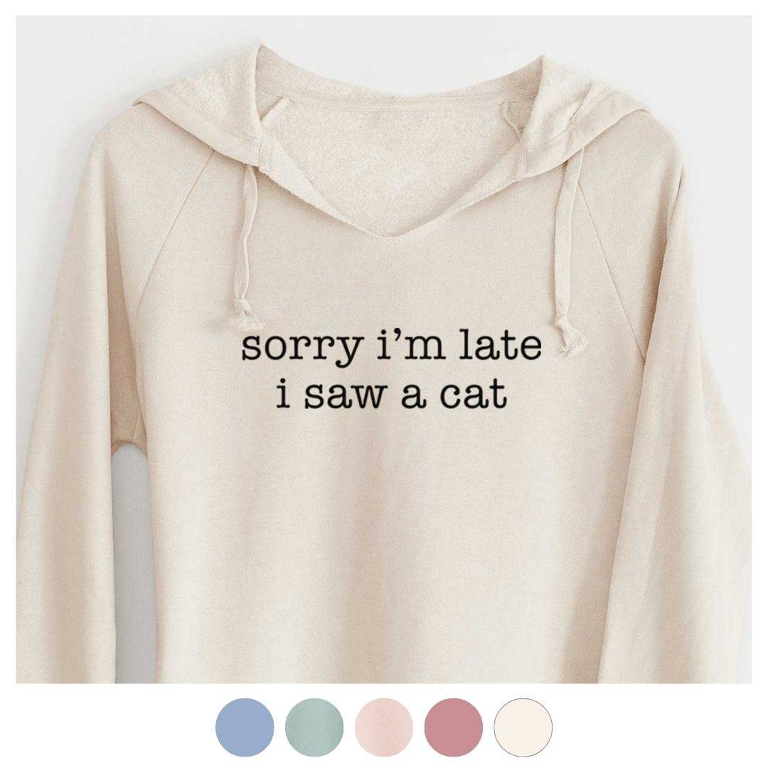 sorry im late, i saw a cat hoodie - available in 5 colors from inkopious
