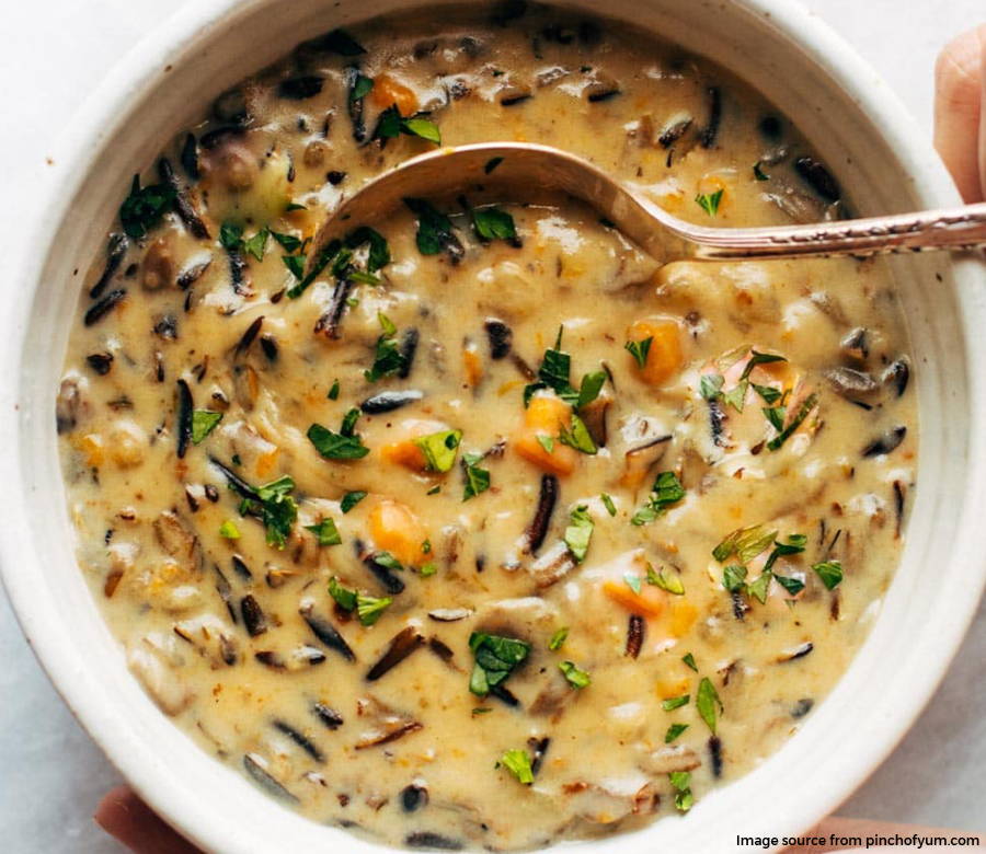 freezer wild rice soup