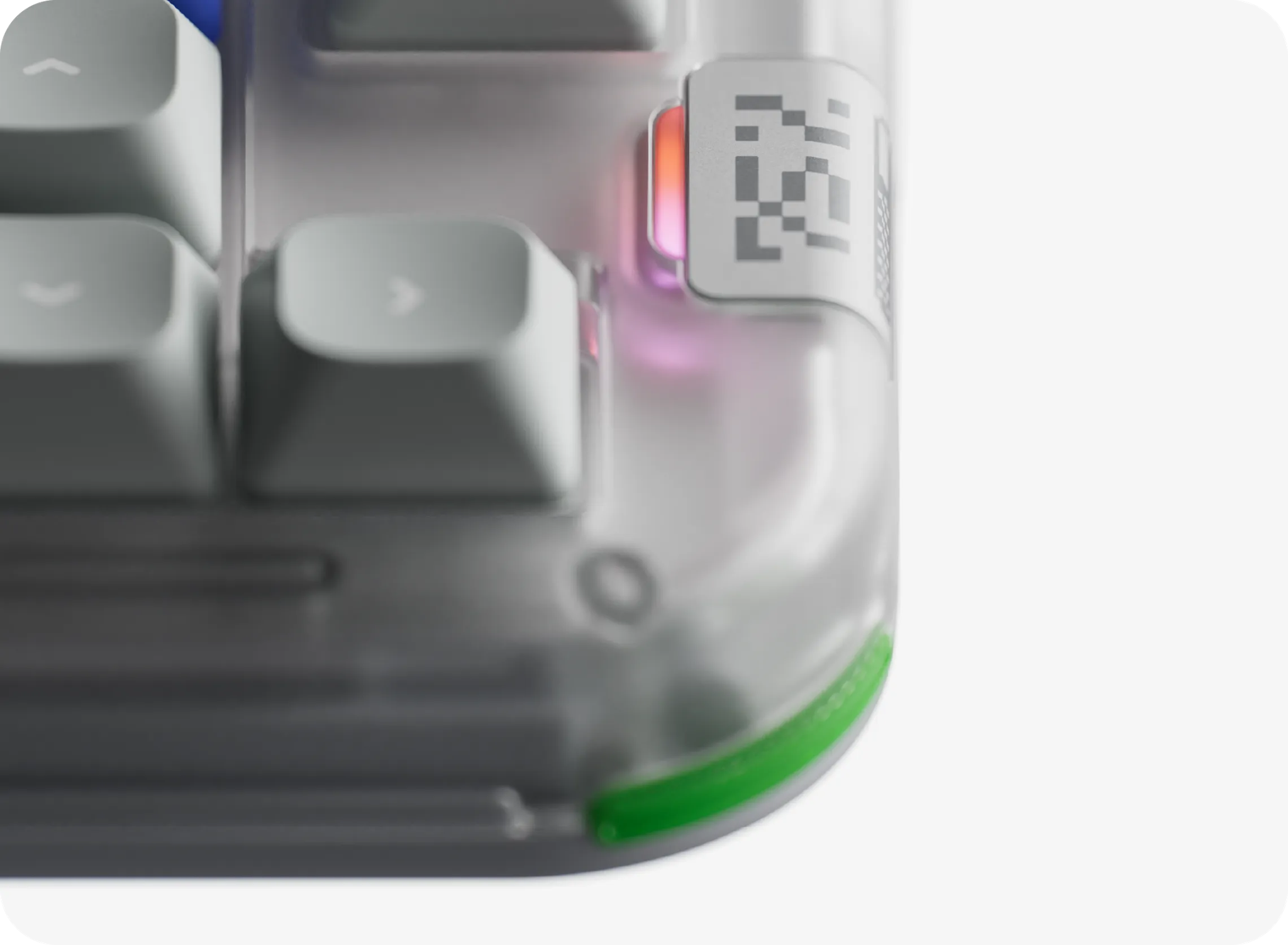 Customizable per-key RGB brings your setup to life