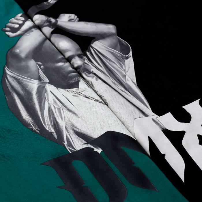 closeup of dmx apparel