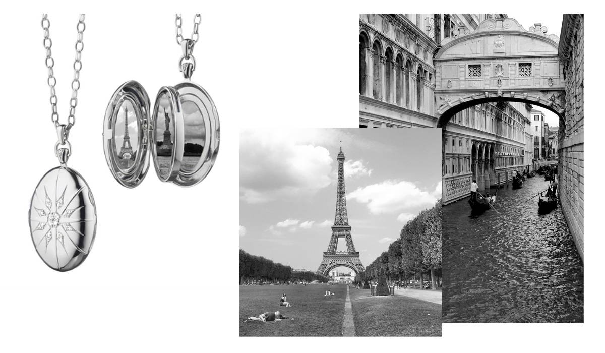 Travel images to put in your locket