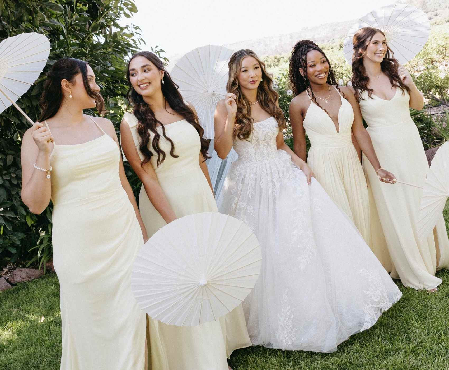 buttercup bridesmaid dresses