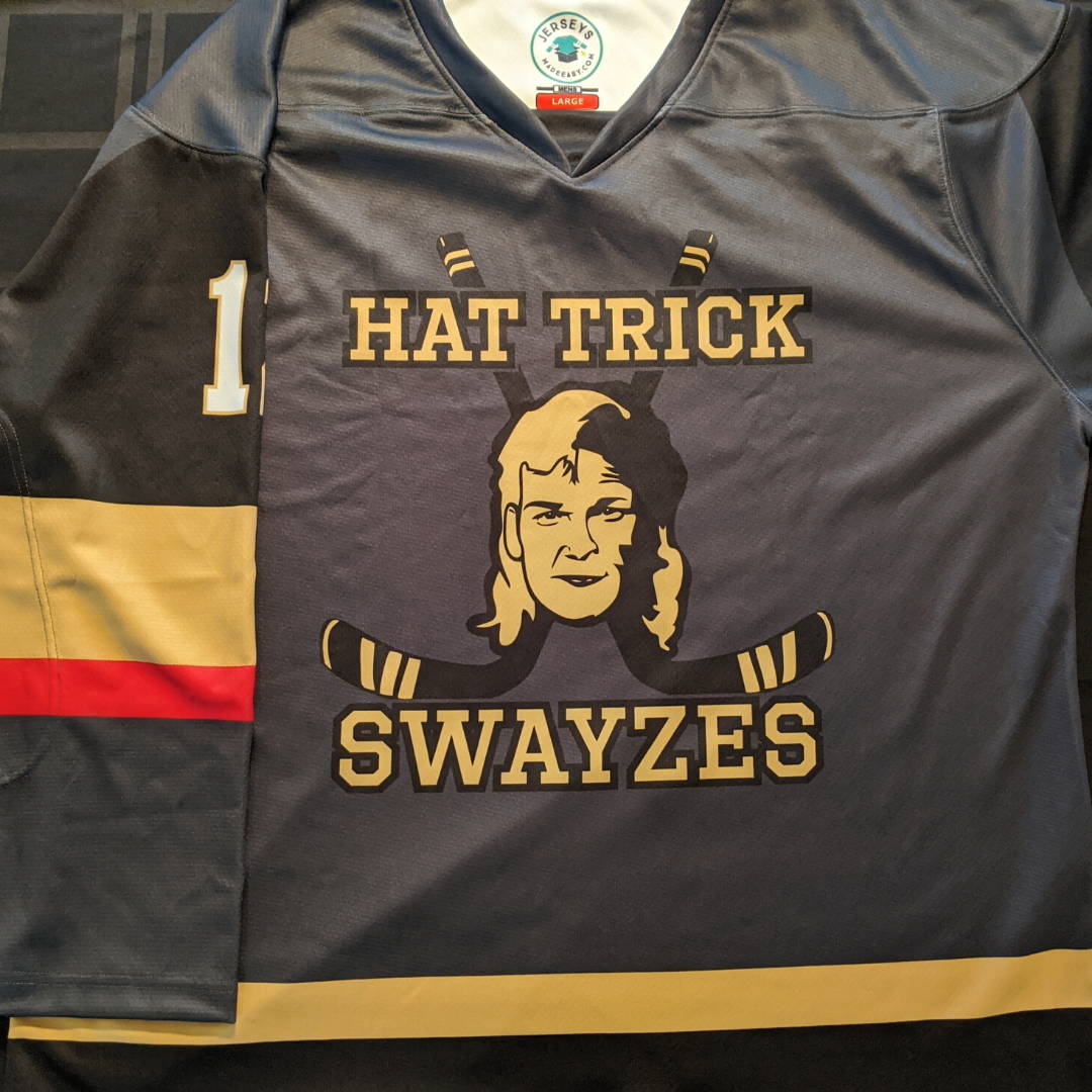 Sublimated Hockey Jersey Hat Trick Swayzes