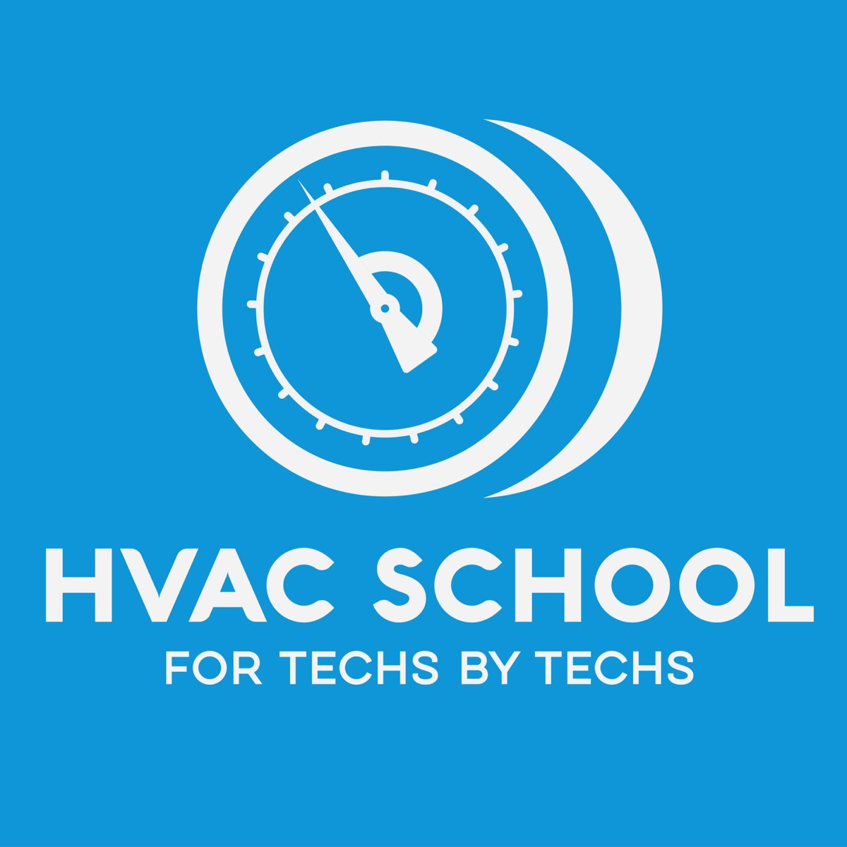 HVAC School logo with text 
