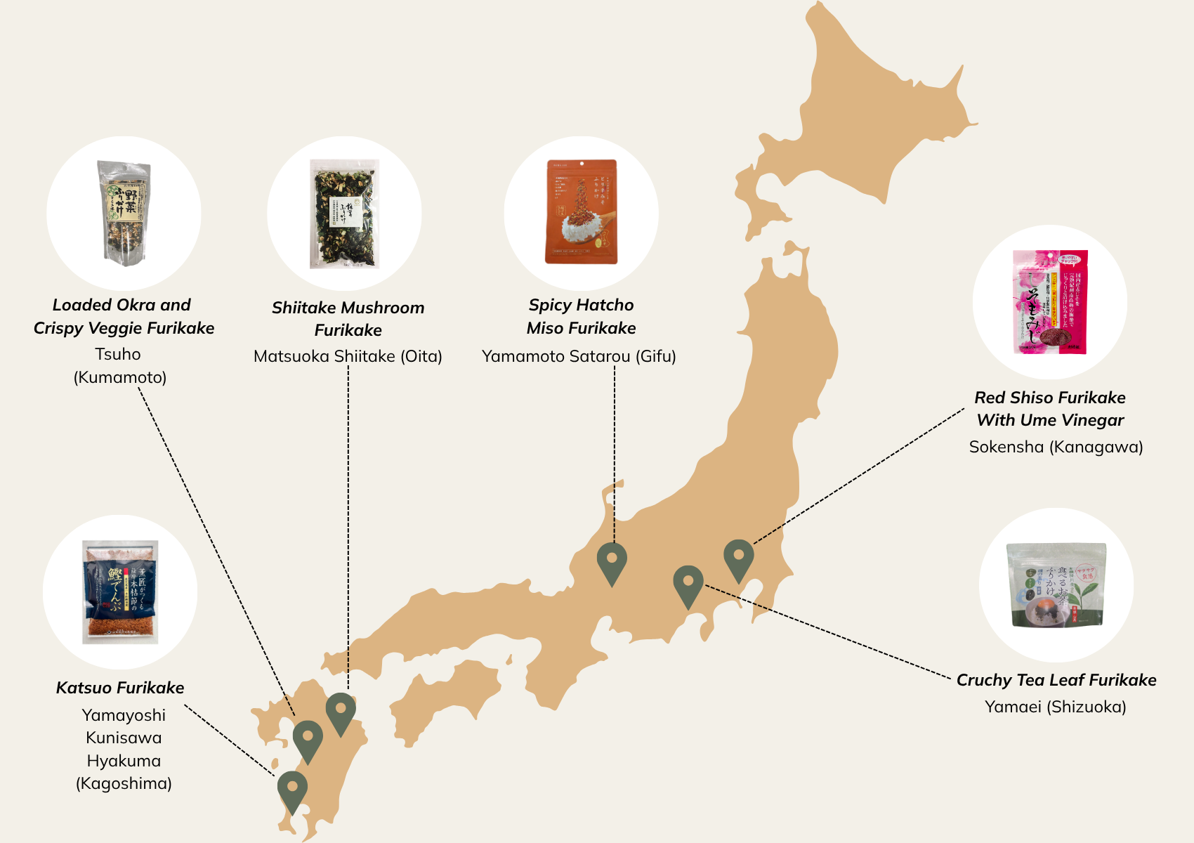Furikake map