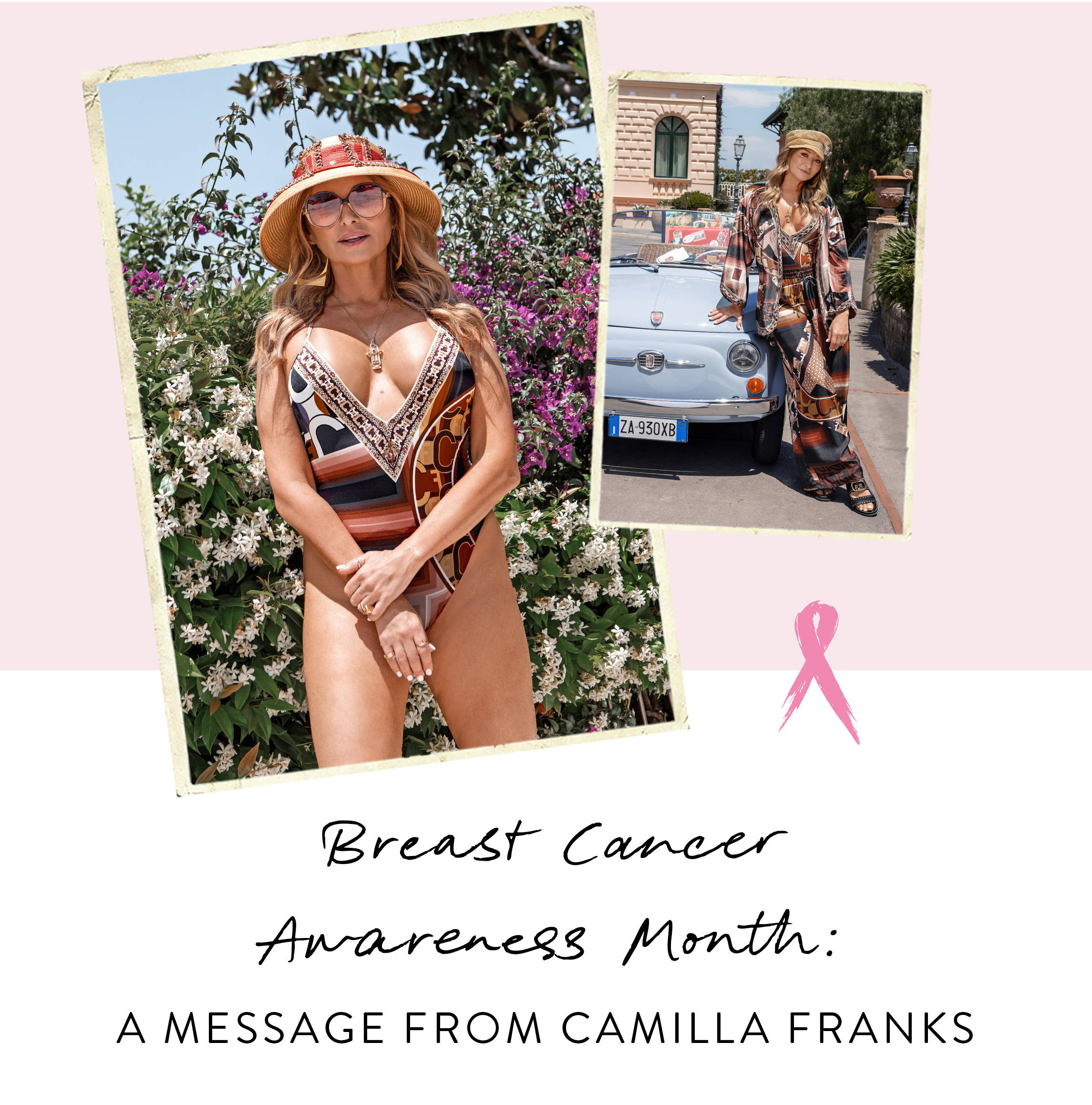 BREAST CANCER AWARENESS MONTH: A MESSAGE FROM CAMILLA FRANKS