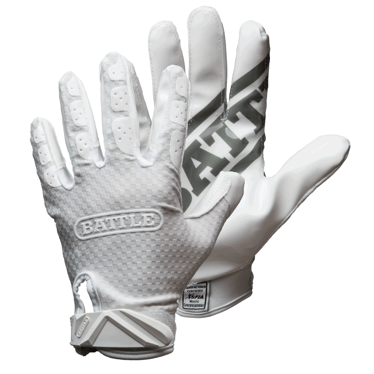 White Football Gloves